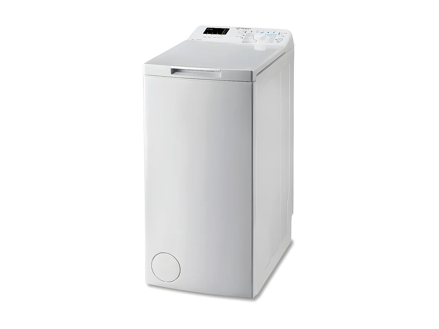 Lave-linge top 7kg 42L INDESIT 1200tr/min 40cm E, BTWS 72200 FRN