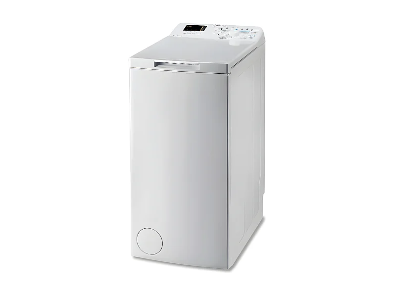 Lave-linge top 7kg 42L INDESIT 1200tr/min 40cm E, BTWS 72200 FRN