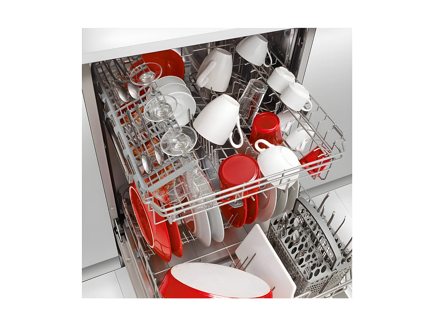 Lave-vaisselle encastrable BRANDT 14 Couverts 59.8cm D, BDB424LX