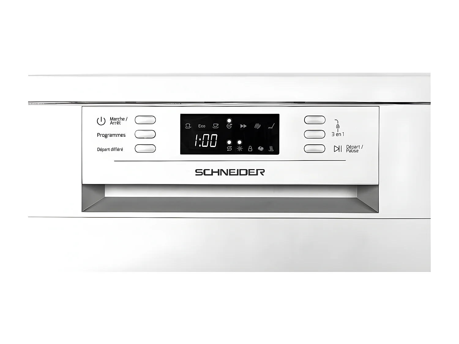 Lave-vaisselle pose libre SCHNEIDER 15 Couverts 60cm D, SCDW1542IDW