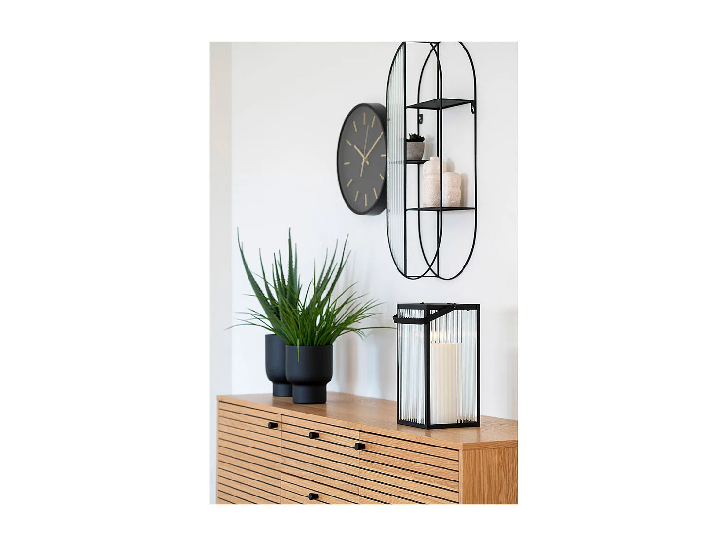 Kyoto Sideboard 2 Türen , 3 Schubladen Eiche Furnier.