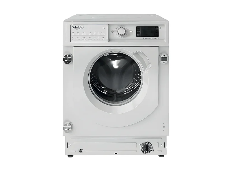 Lave-linge intégrables 7kg 52L WHIRLPOOL INTEGRABLE 1400tr/min 59.5cm D, BIWMWG71483FRN