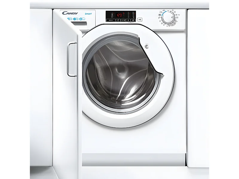 Lave-linge intégrables 7kg CANDY 1200tr/min 59.6cm D, CBW27D1E-S