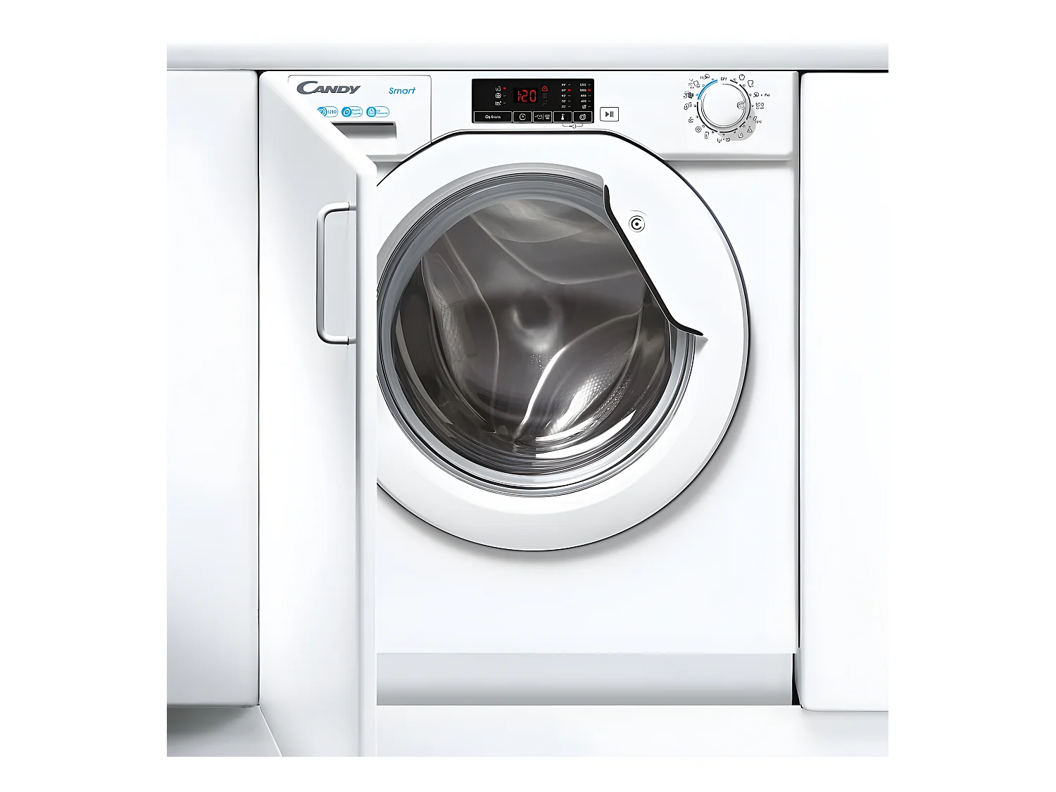 Lave-linge intégrables 7kg CANDY 1200tr/min 59.6cm D, CBW27D1E-S