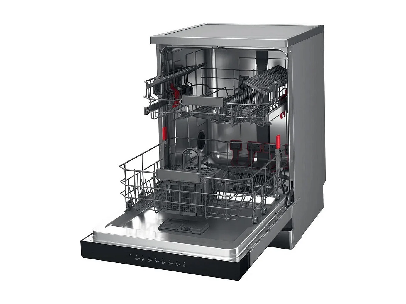 Lave-vaisselle pose libre WHIRLPOOL 14 Couverts 60cm D, WFC3C42PX