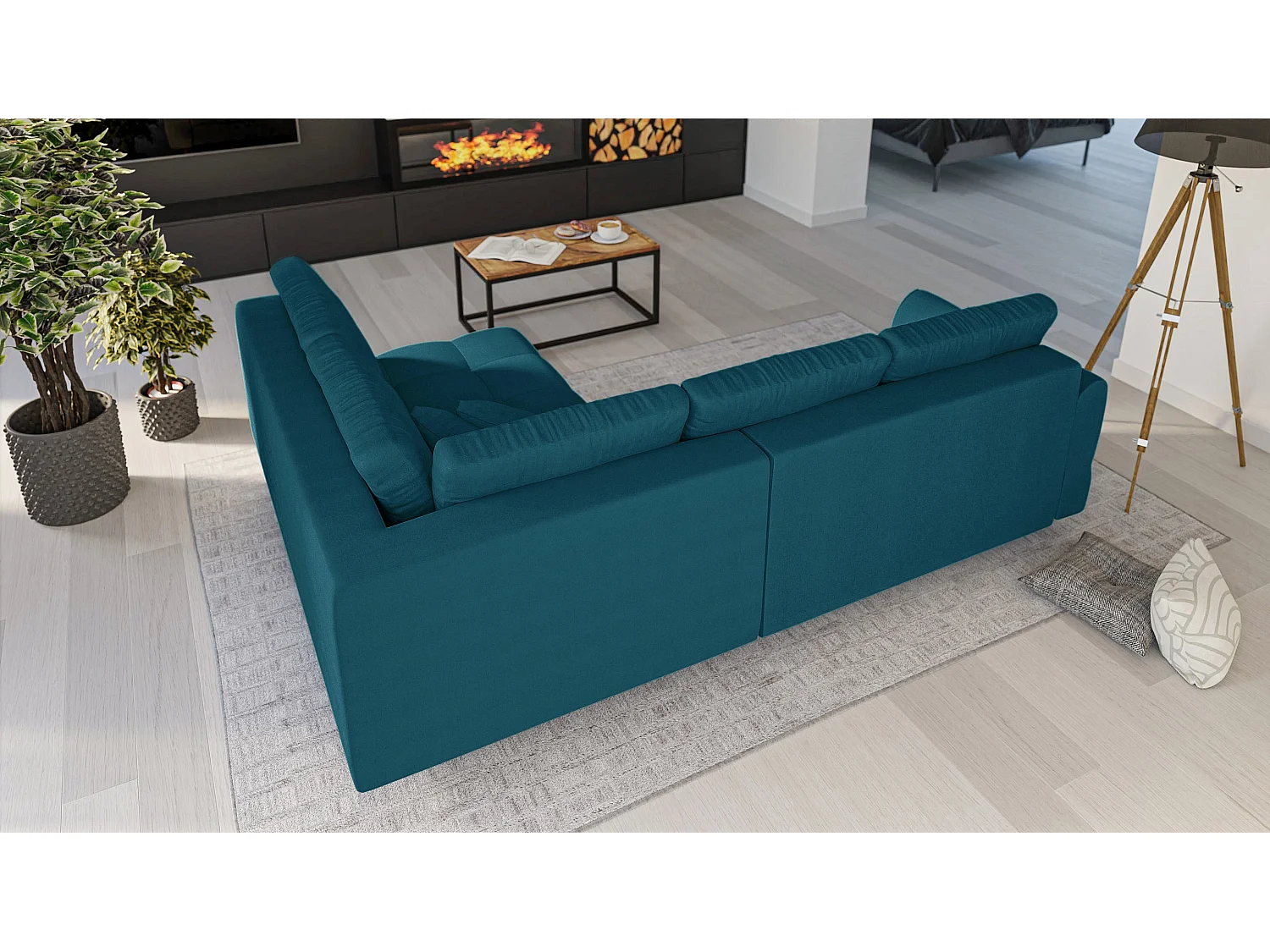 Ecksofa Sophia im skandinavischen Design