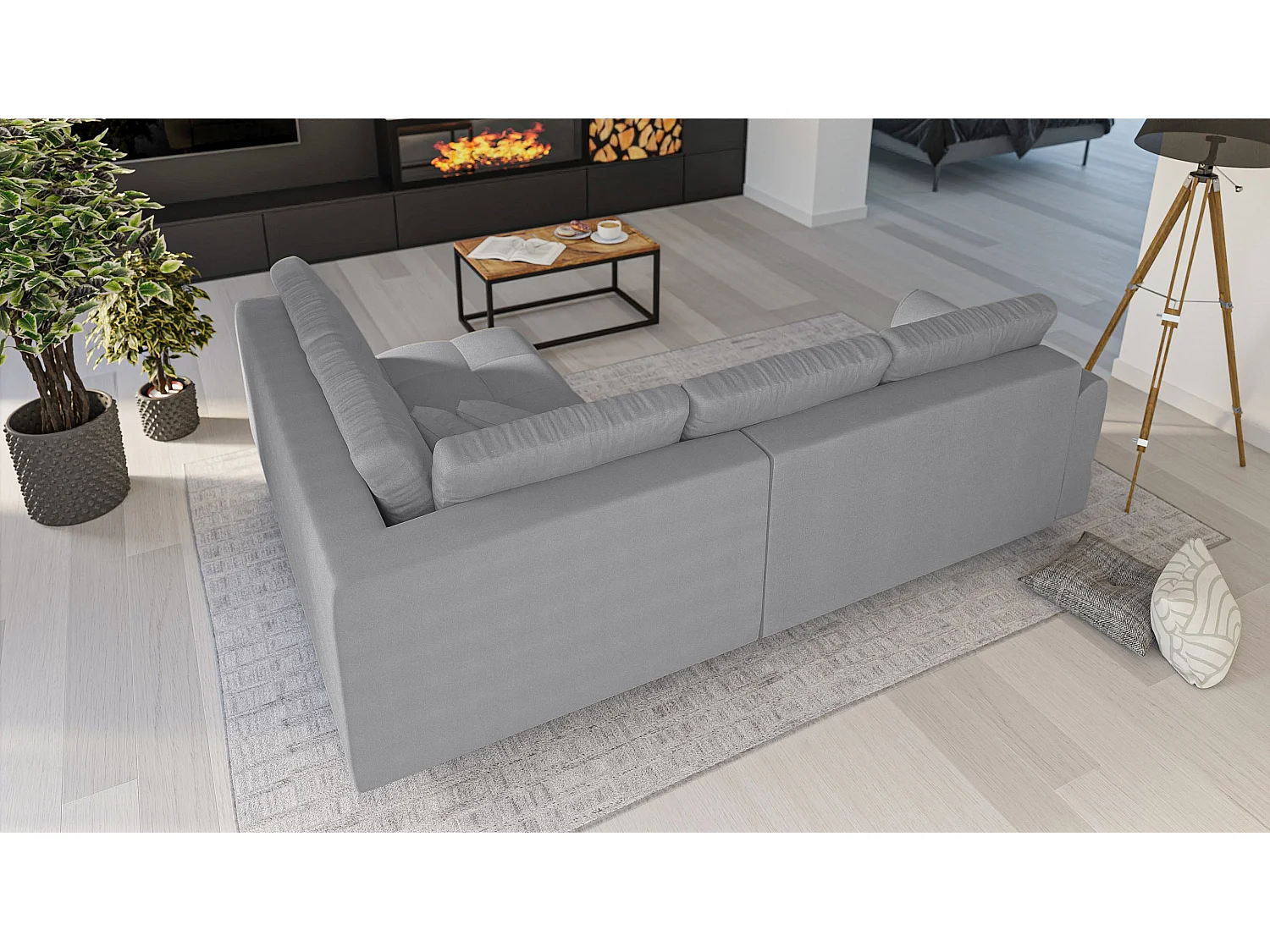 Ecksofa Sophia im skandinavischen Design