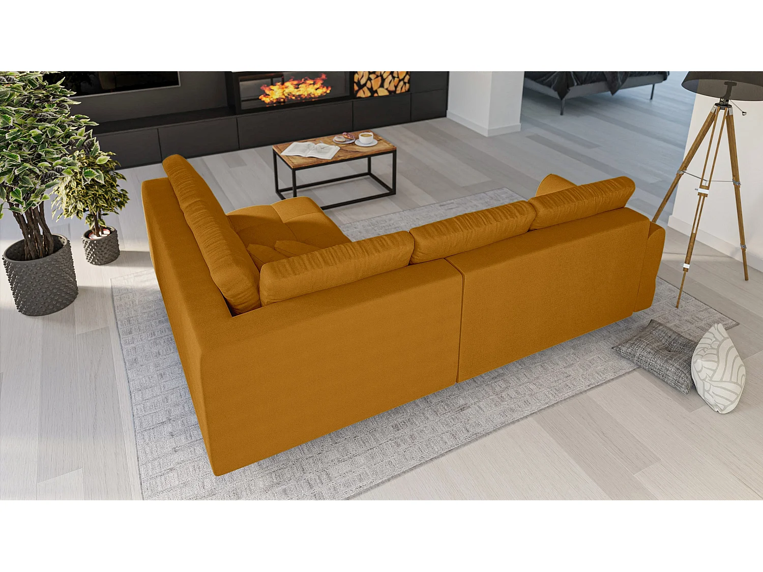 Ecksofa Sophia im skandinavischen Design