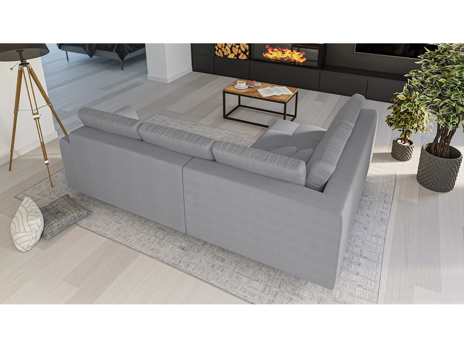 Ecksofa Sophia im skandinavischen Design