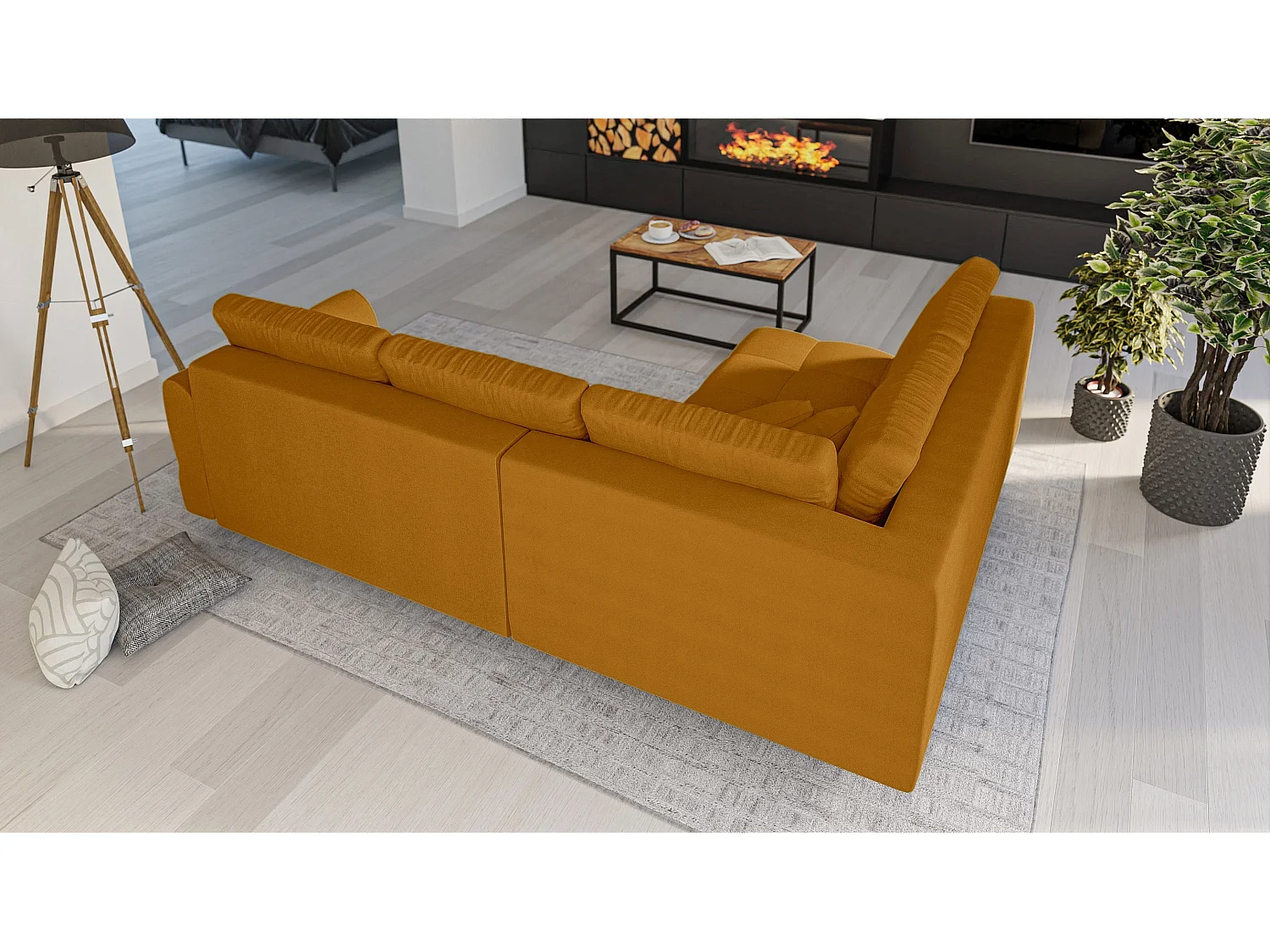 Ecksofa Sophia im skandinavischen Design