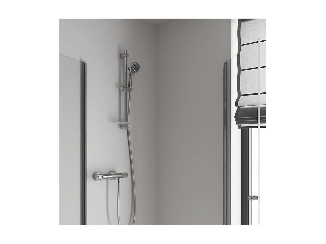 Robinet de douche thermostatique Precision Feel, pommeau de douche Vitalio Comfort 3 jets, 34791000