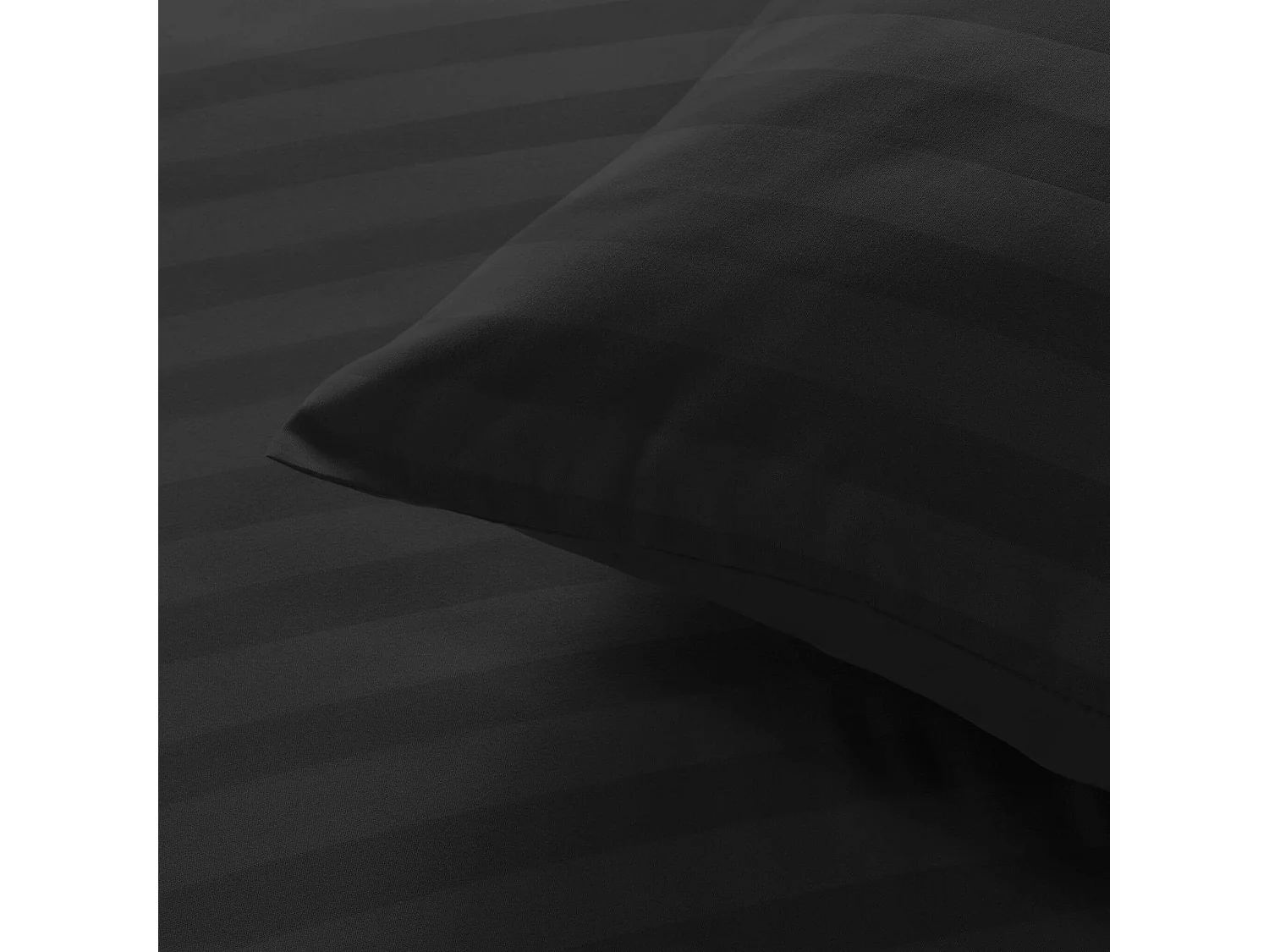 Parure de Lit 3 Pièces "Cleo" 240x220cm Noir