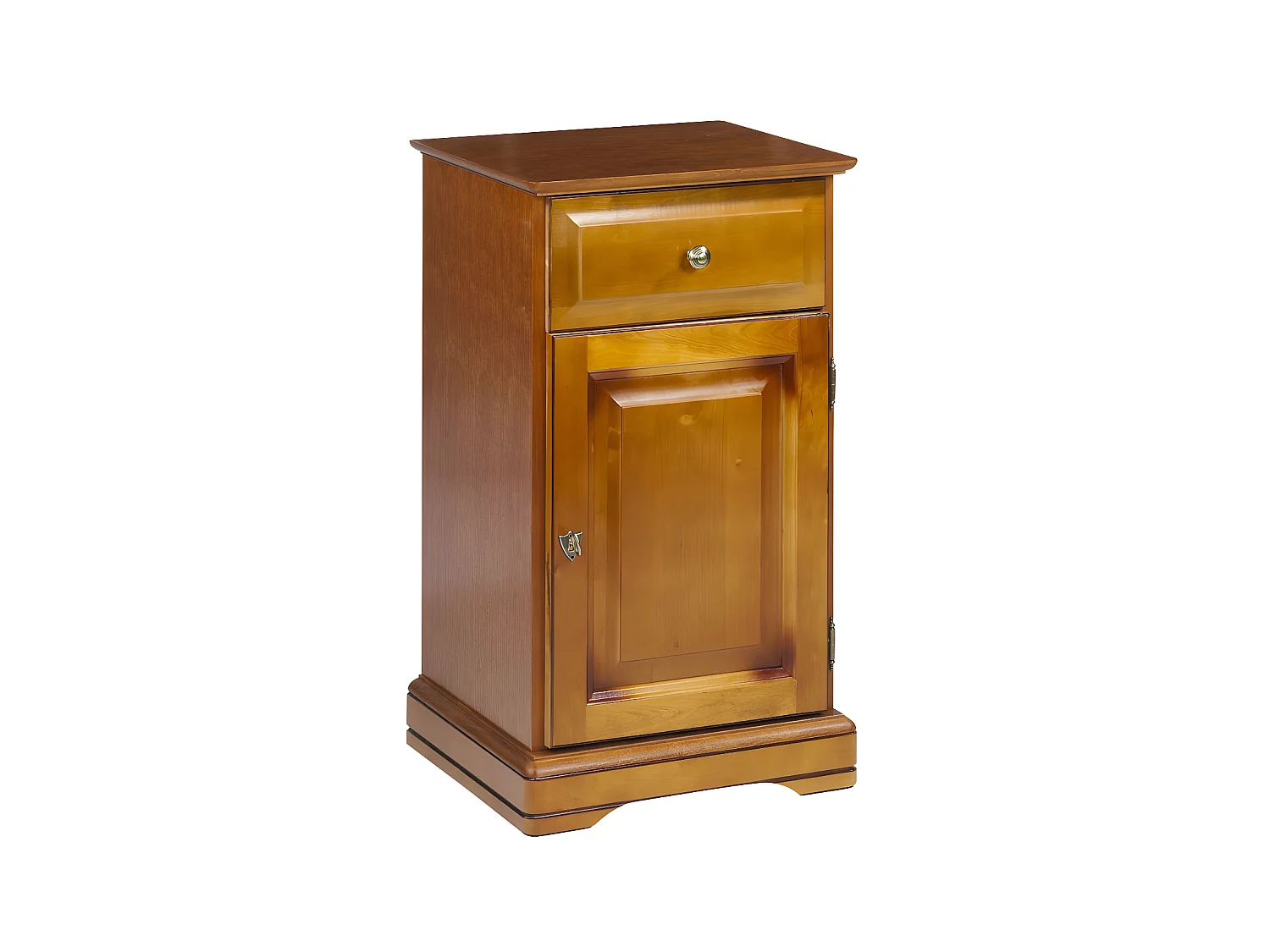 Confiturier Merisier Louis Philippe 1 Porte 1 Tiroir 2 Niches L 44.2 H 77.2 P 41 cm