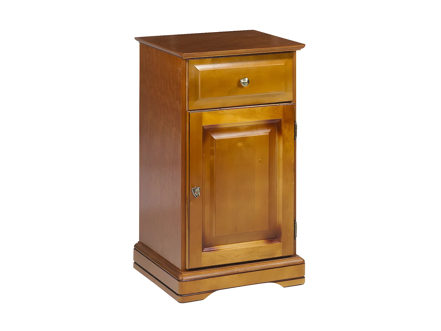 Confiturier Merisier Louis Philippe 1 Porte 1 Tiroir 2 Niches L 44.2 H 77.2 P 41 cm