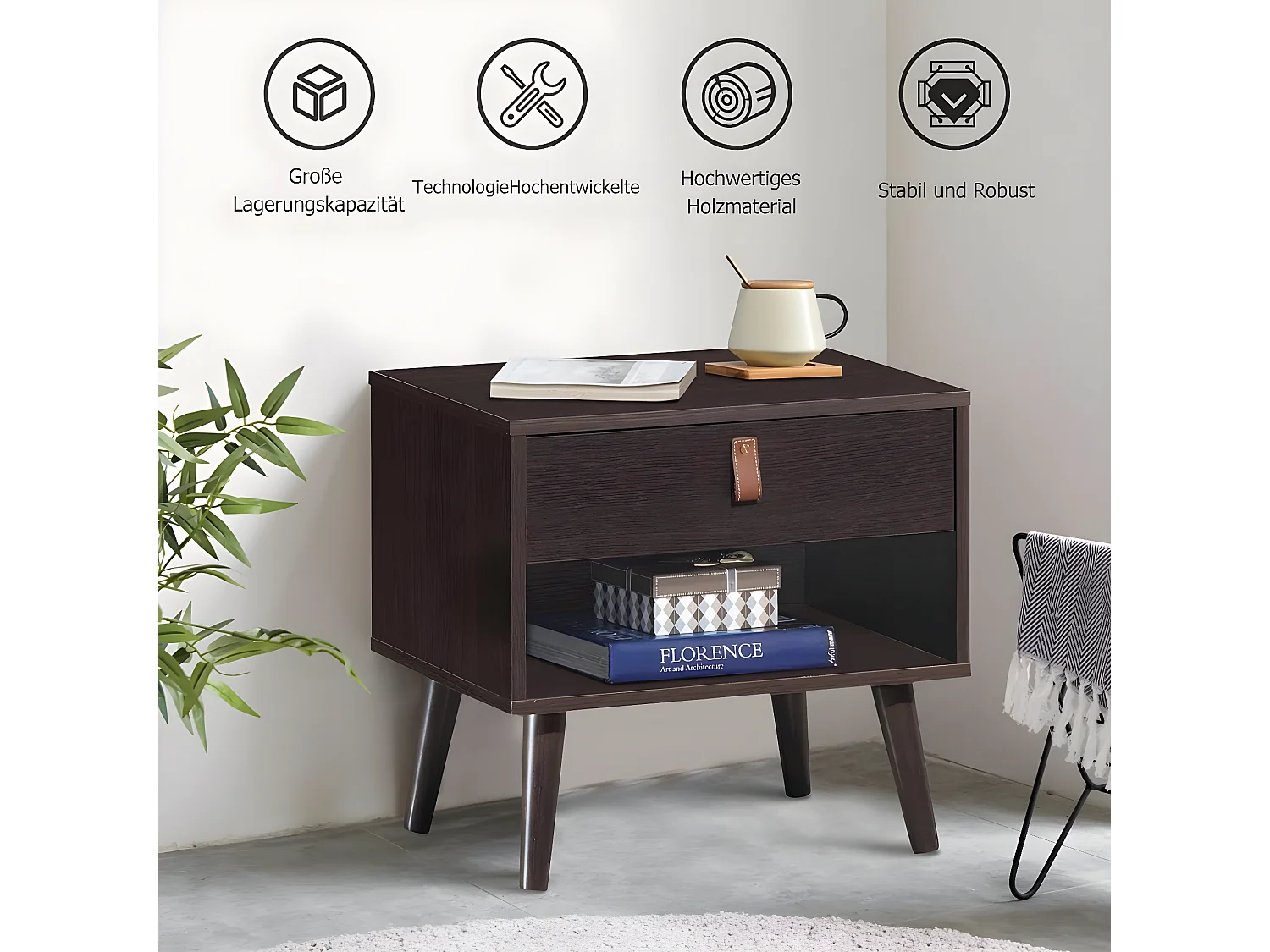 Nachttisch fürs Bett