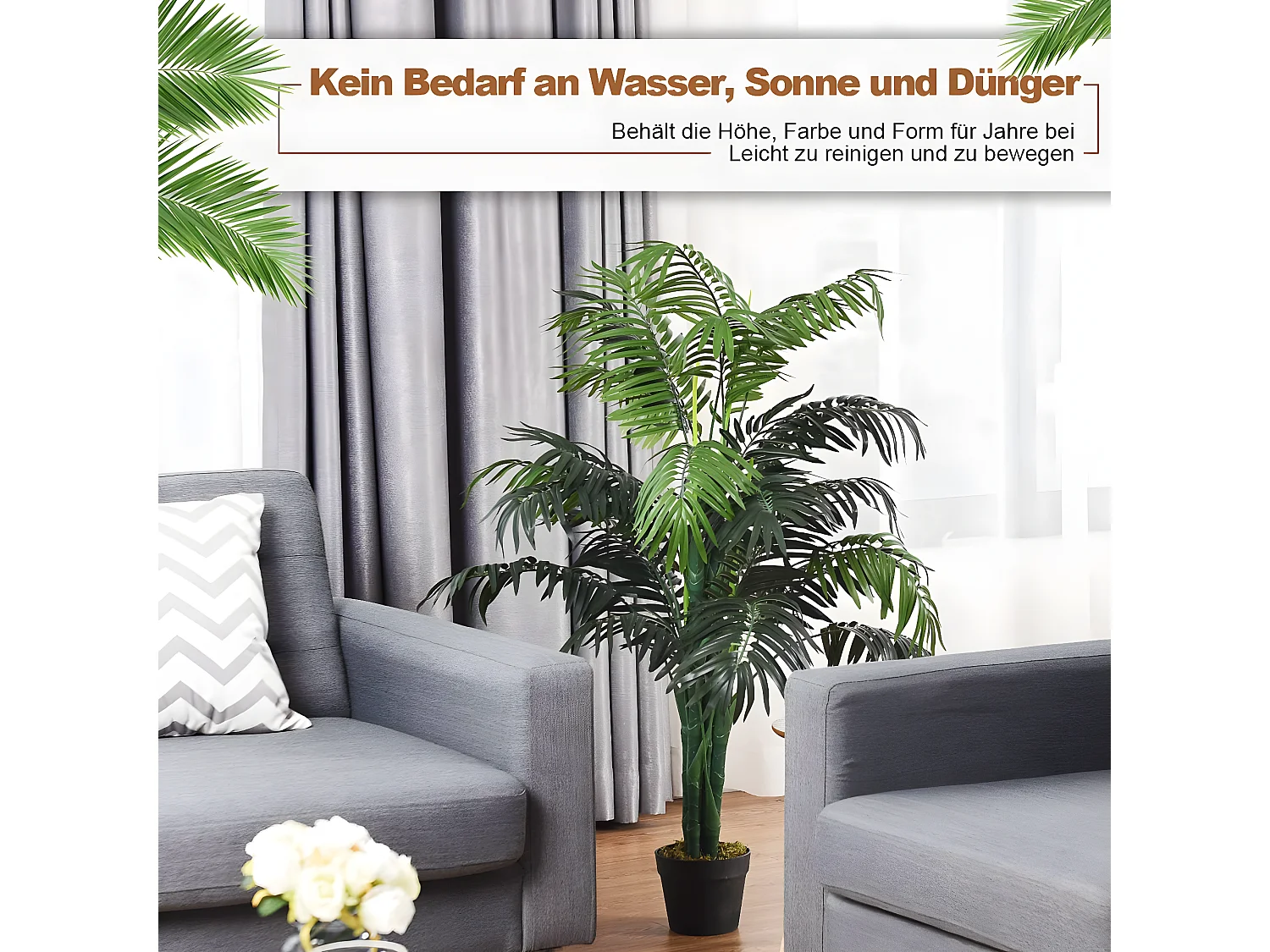 Zimmerpalme Palme Kunstpflanze