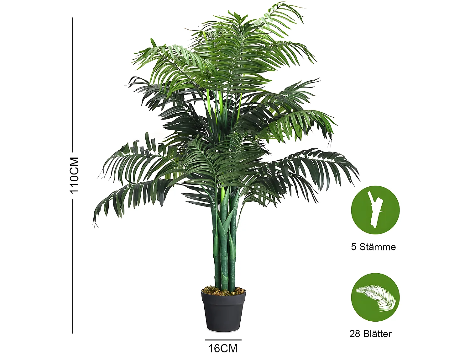 Zimmerpalme Palme Kunstpflanze