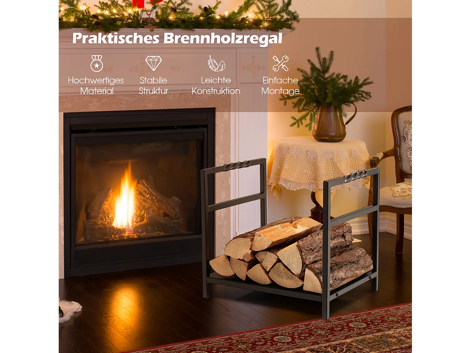 Kaminholzregal  Brennholzregal