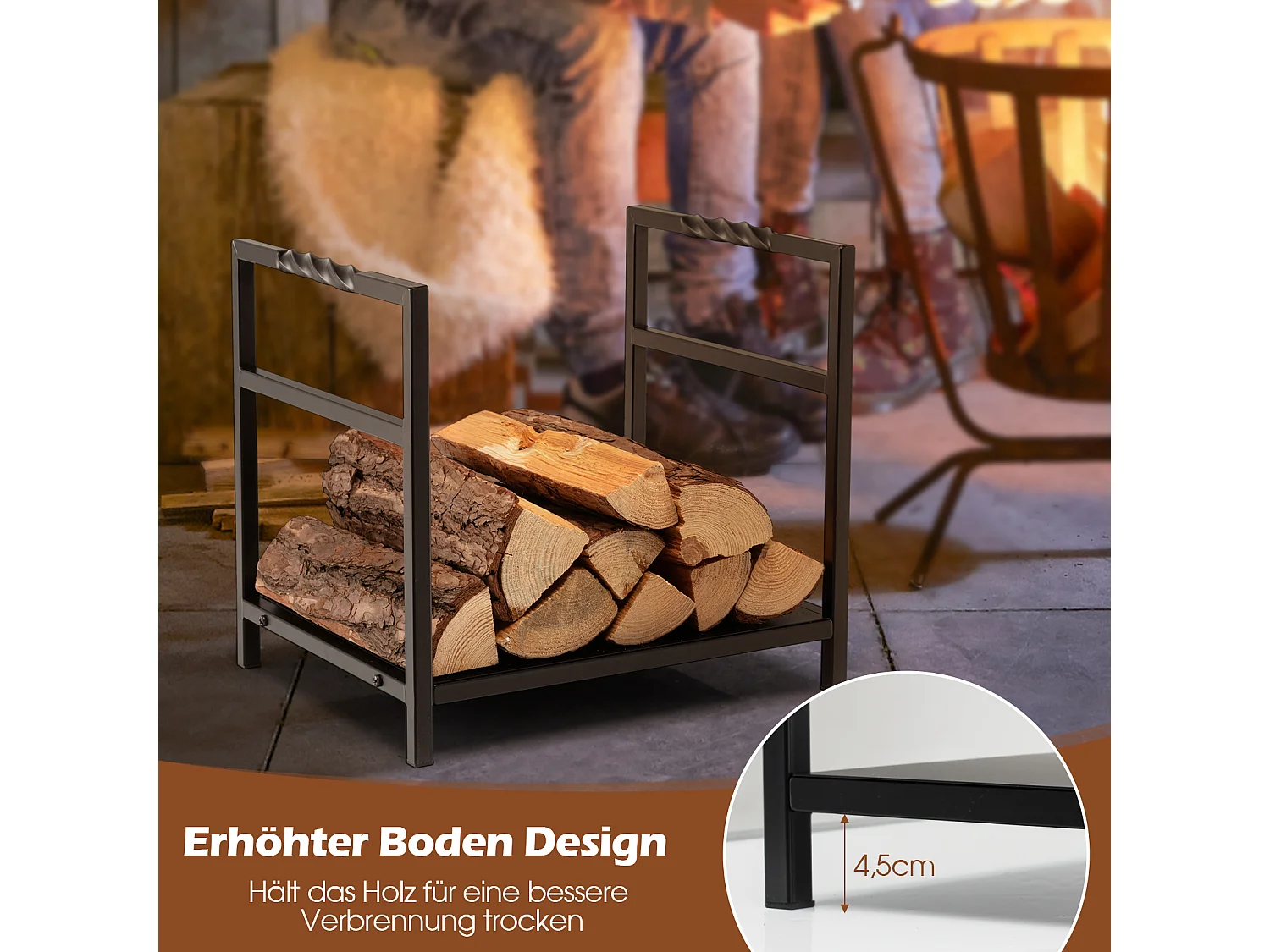 Kaminholzregal  Brennholzregal