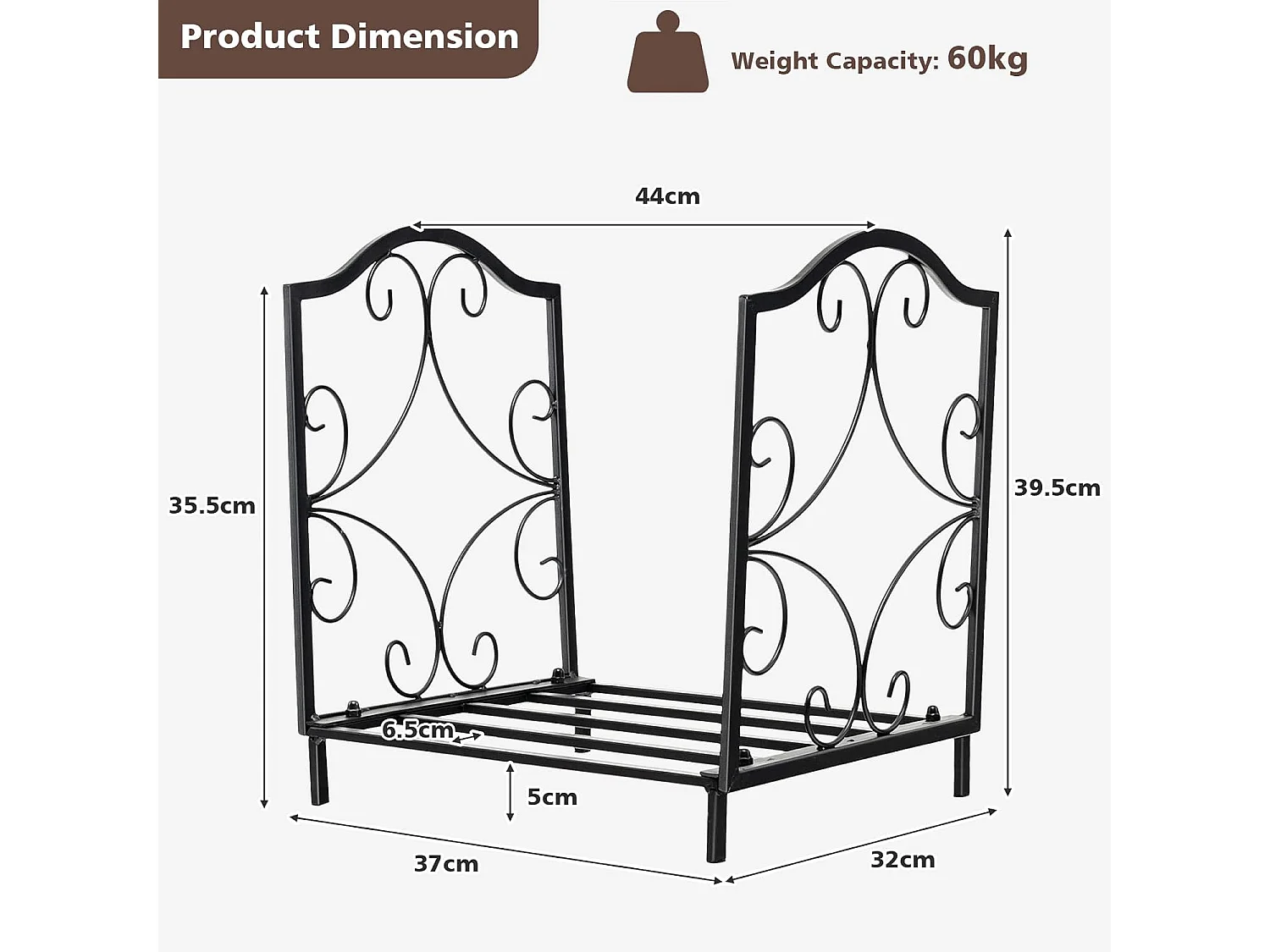 Kaminholzregal  Brennholzregal