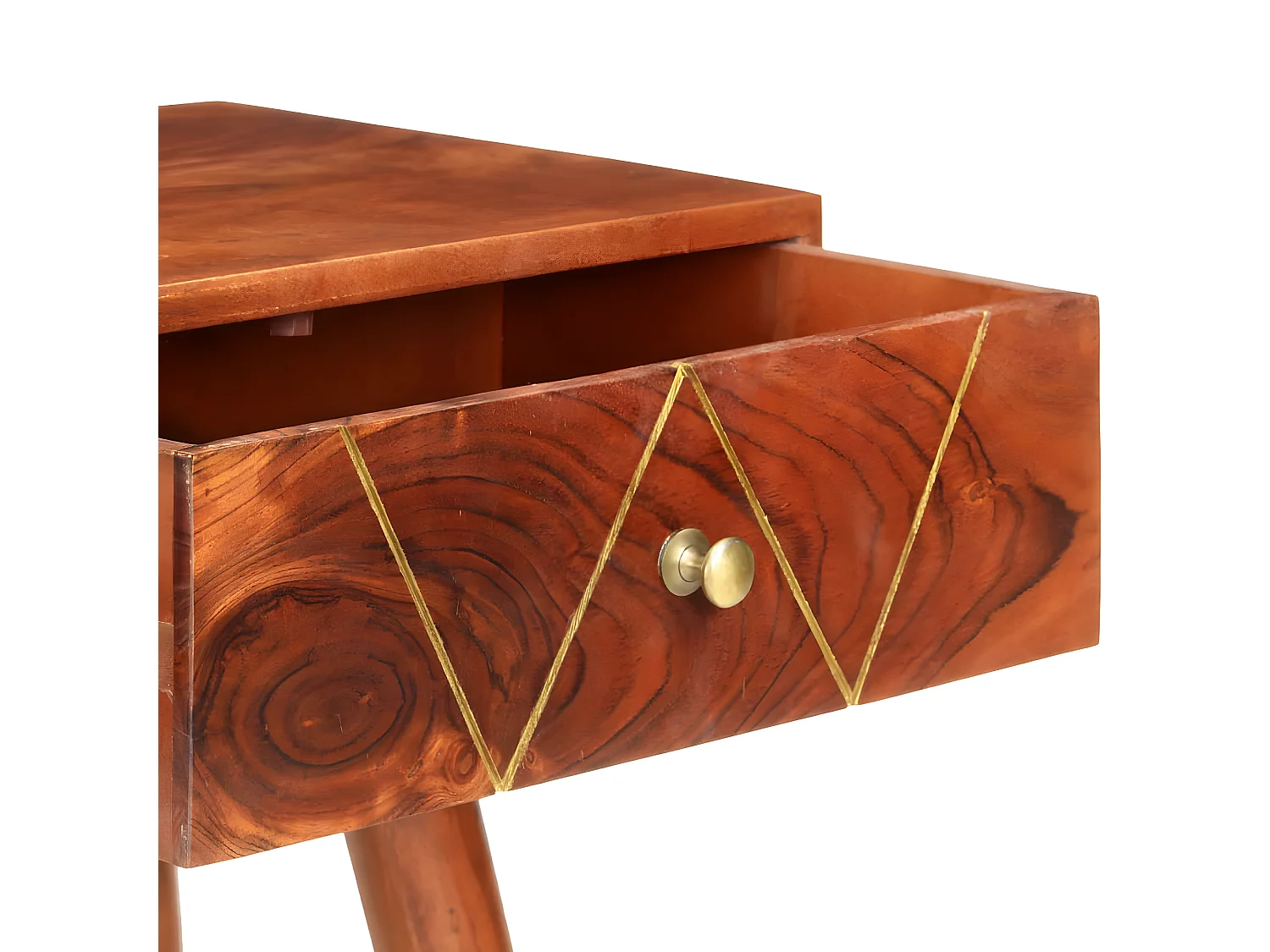 Table console 90x35x76 Bois d'acacia massif 2