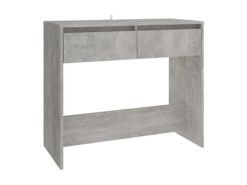 Table console Gris béton 89x41x76,5 Acier