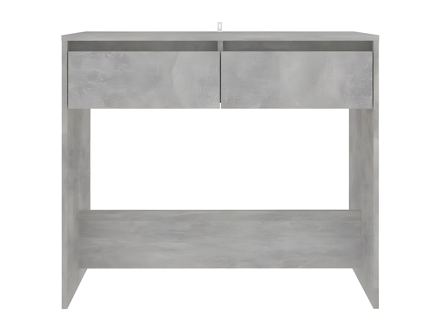 Table console Gris béton 89x41x76,5 Acier