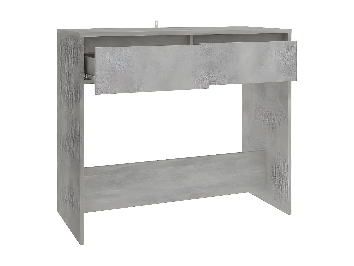 Table console Gris béton 89x41x76,5 Acier