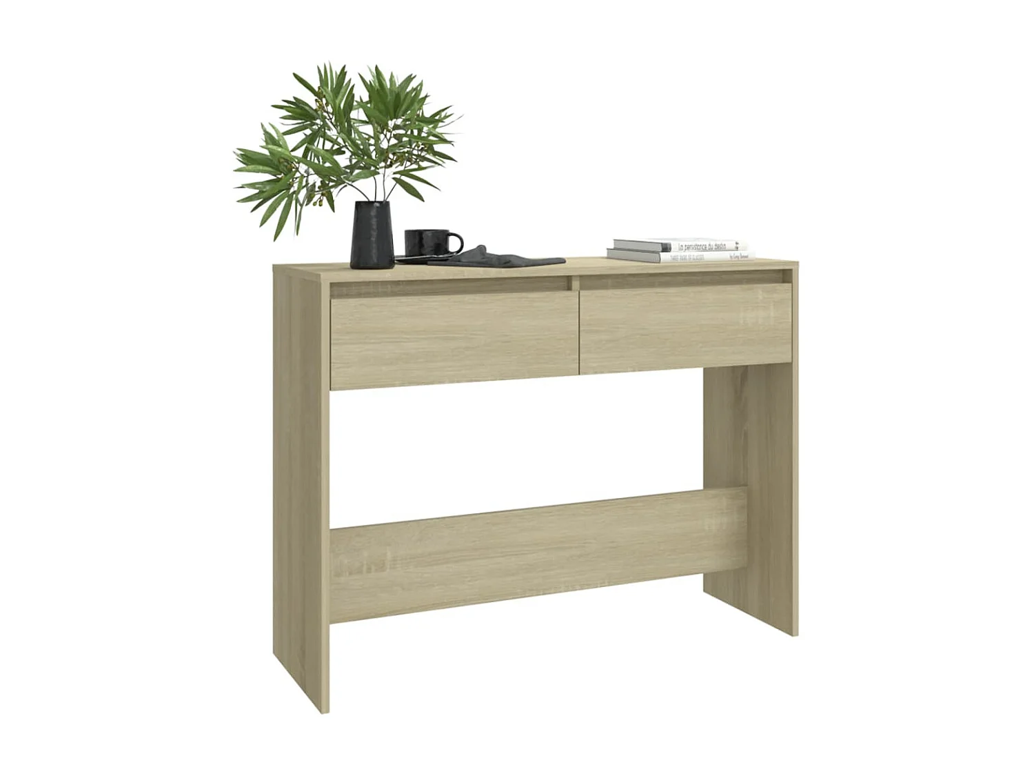 Table console Chêne sonoma 100x35x76,5