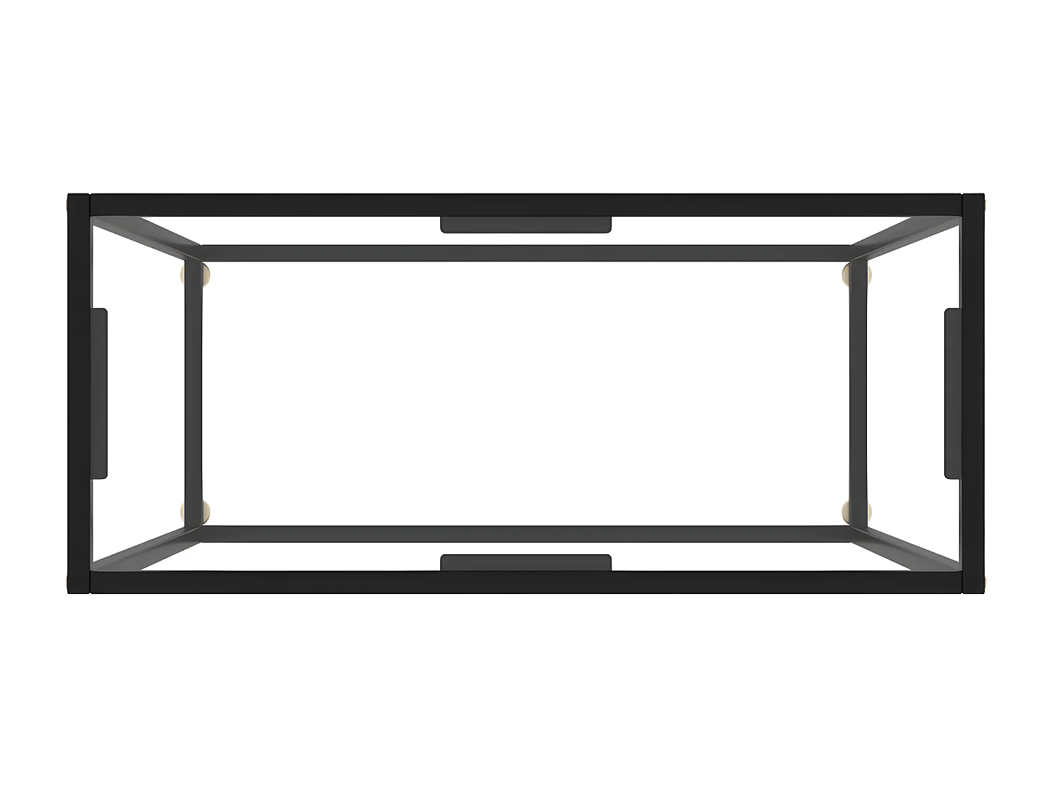 Table console Transparent 80x35x75 Verre trempé 2