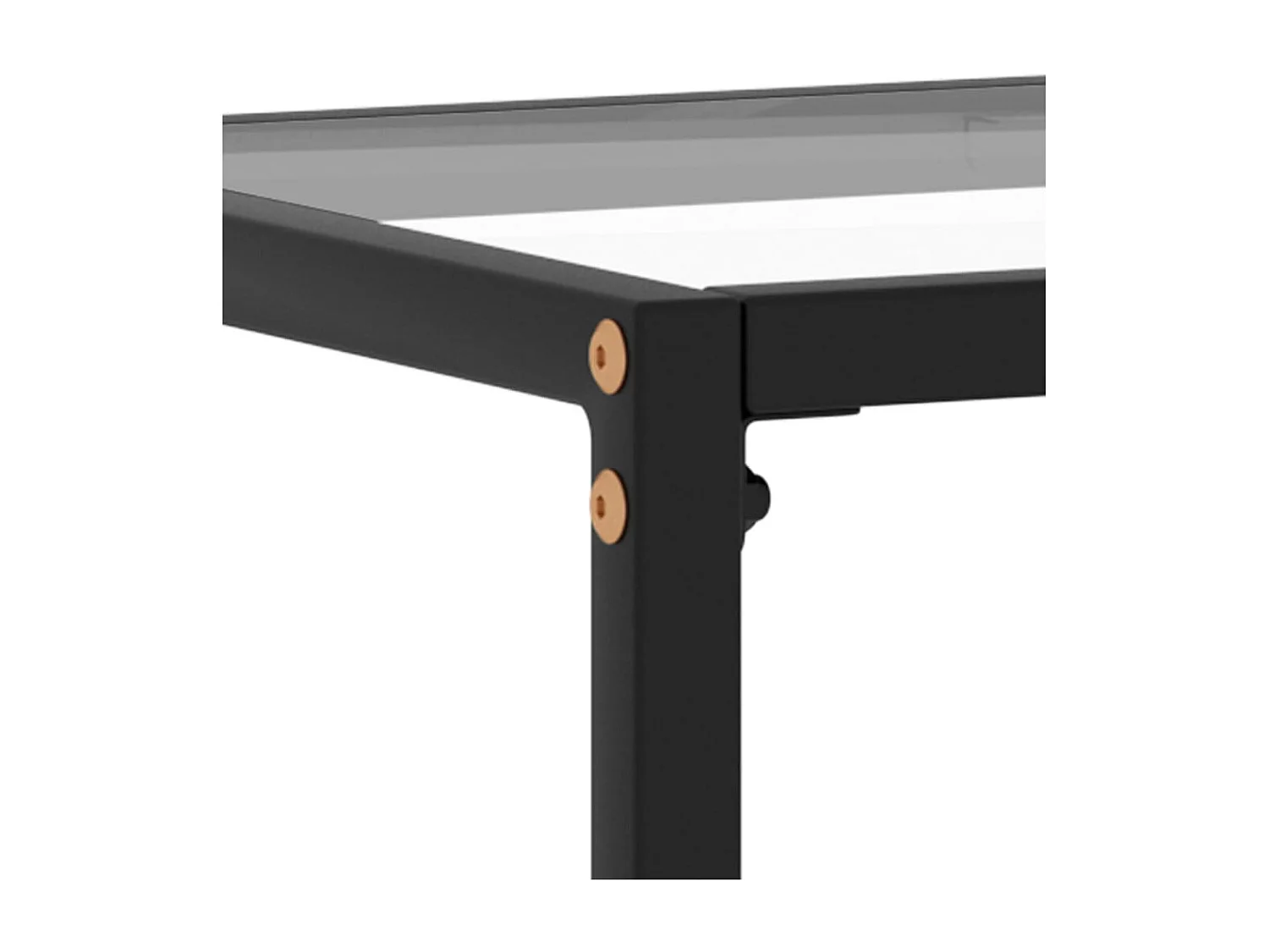 Table console Transparent 80x35x75 Verre trempé 2