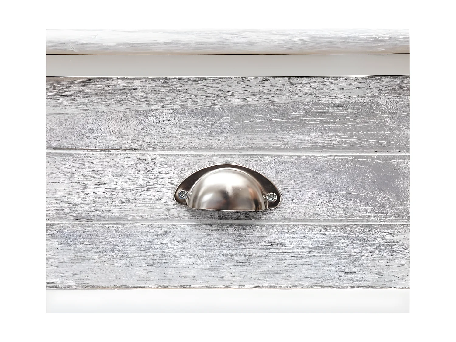 Console Gris antique 108x30x76 Bois de Paulownia massif