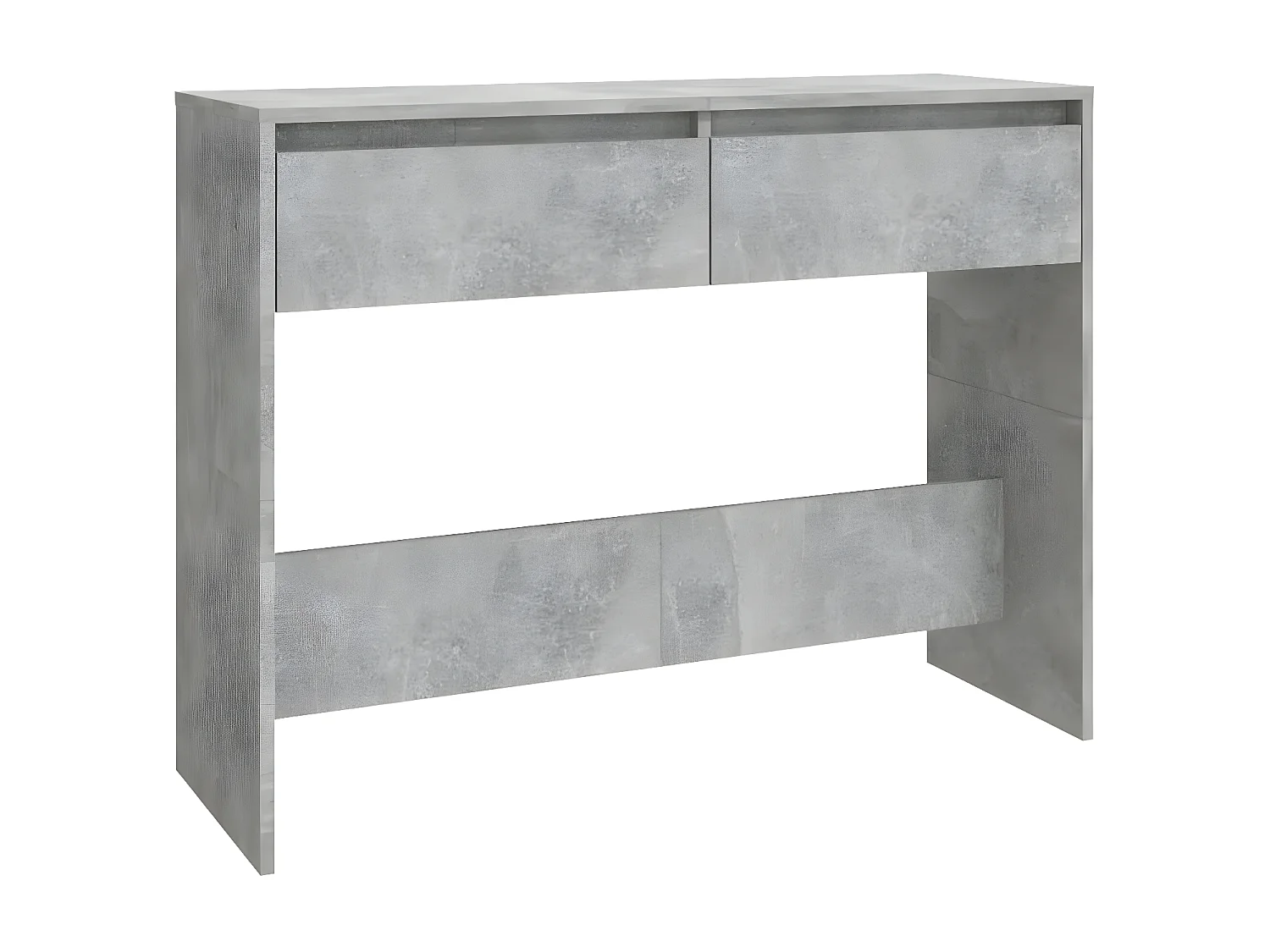 Table console Gris béton 100x35x76,5