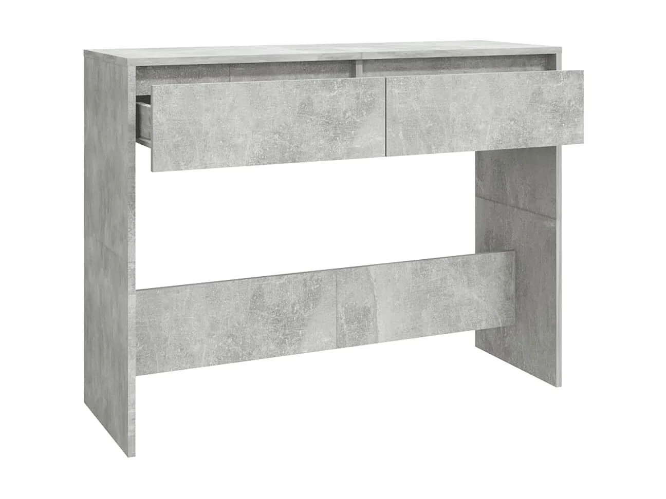 Table console Gris béton 100x35x76,5