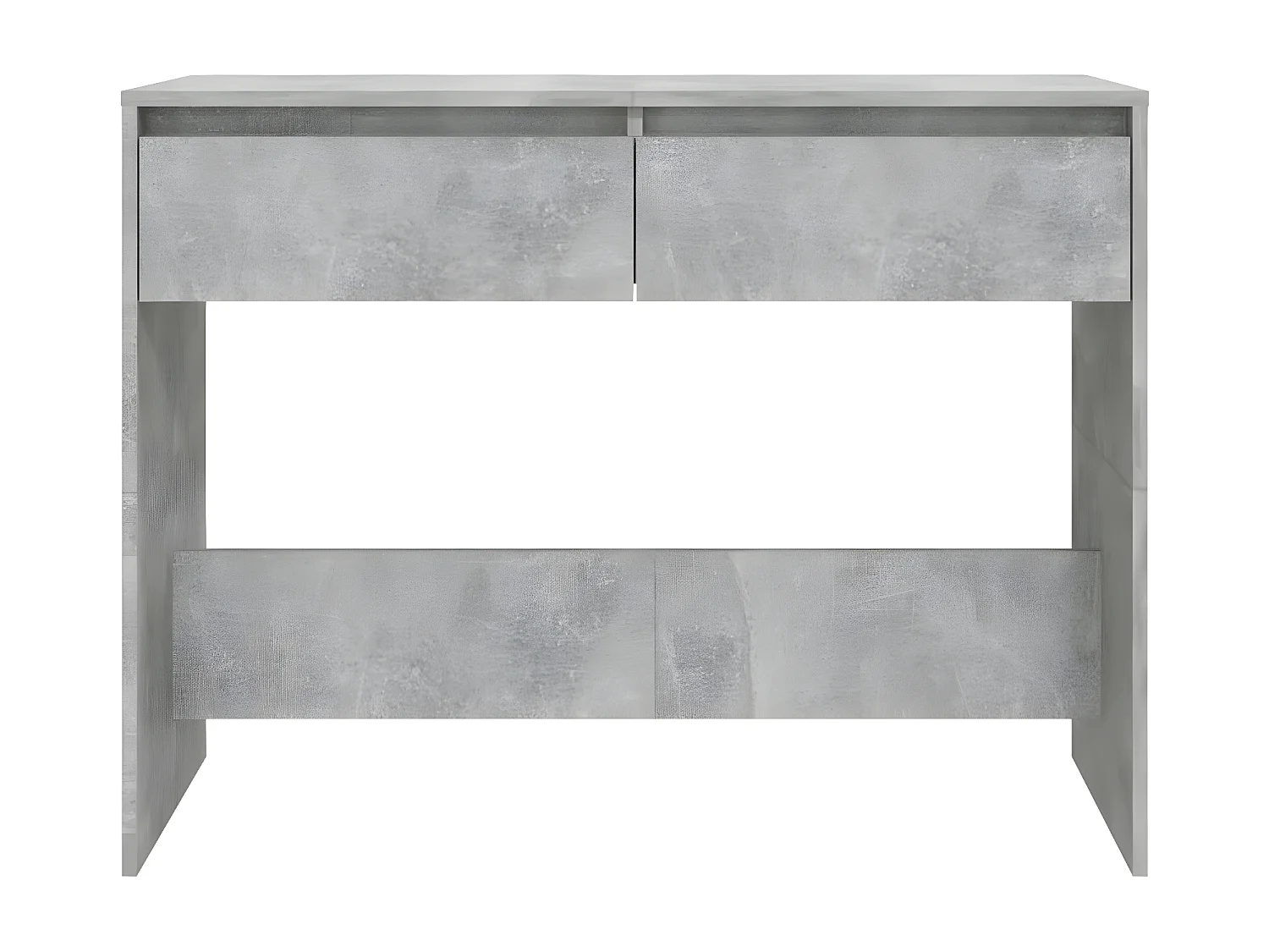 Table console Gris béton 100x35x76,5