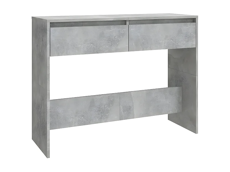 Table console Gris béton 100x35x76,5