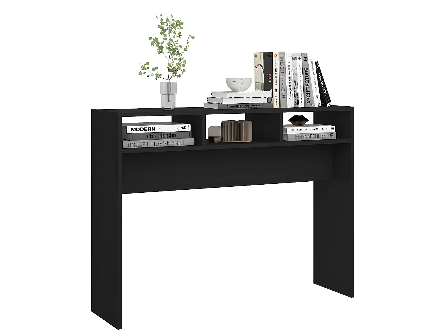 Table console Noir 105x30x80