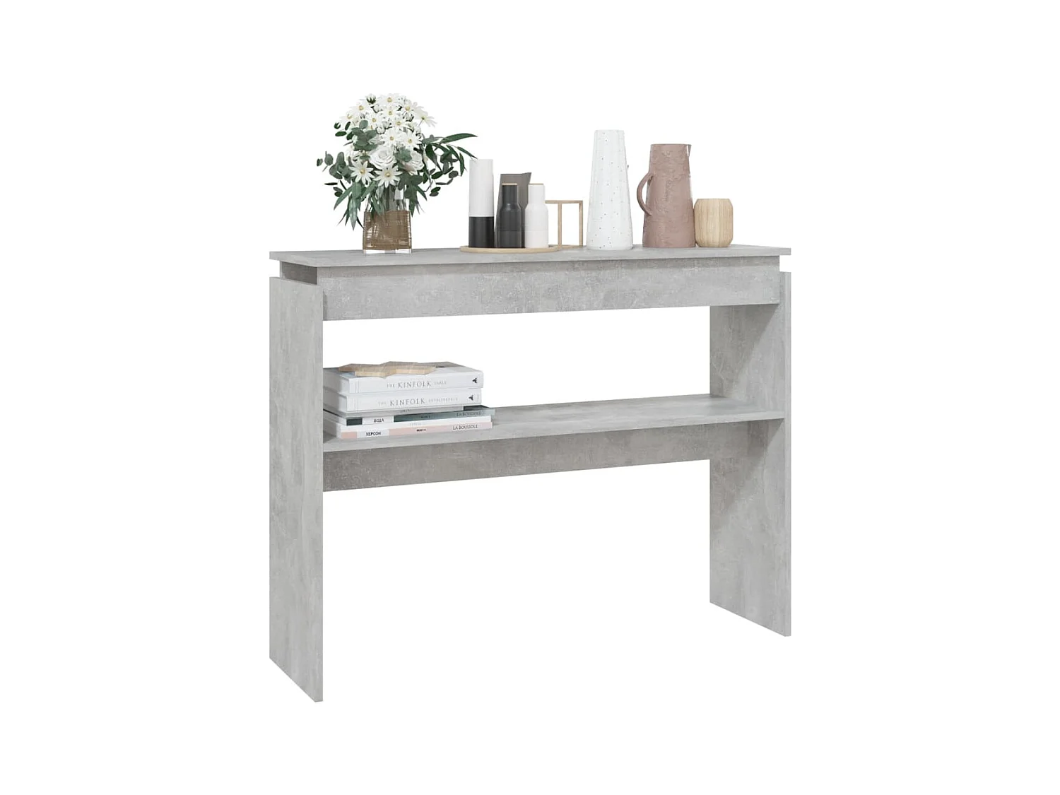 Console Gris béton 102x30x80