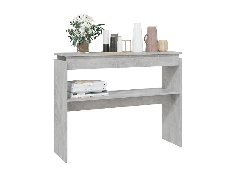 Console Gris béton 102x30x80
