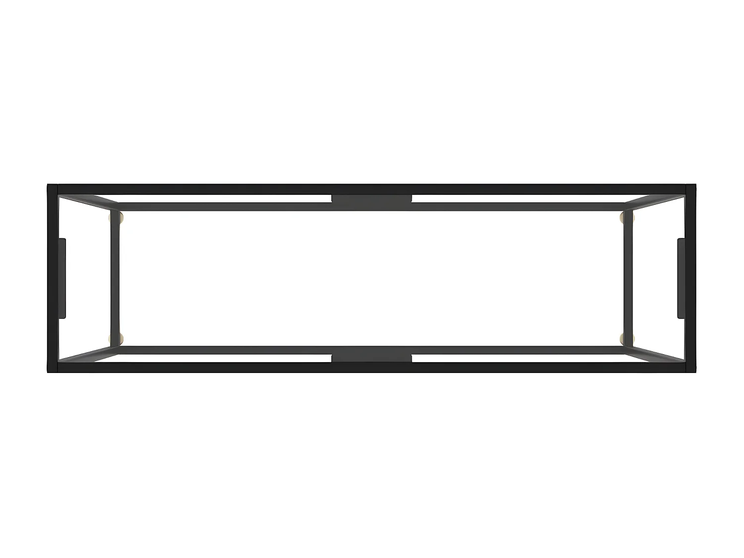 Table console Transparent 120x35x75 Verre trempé