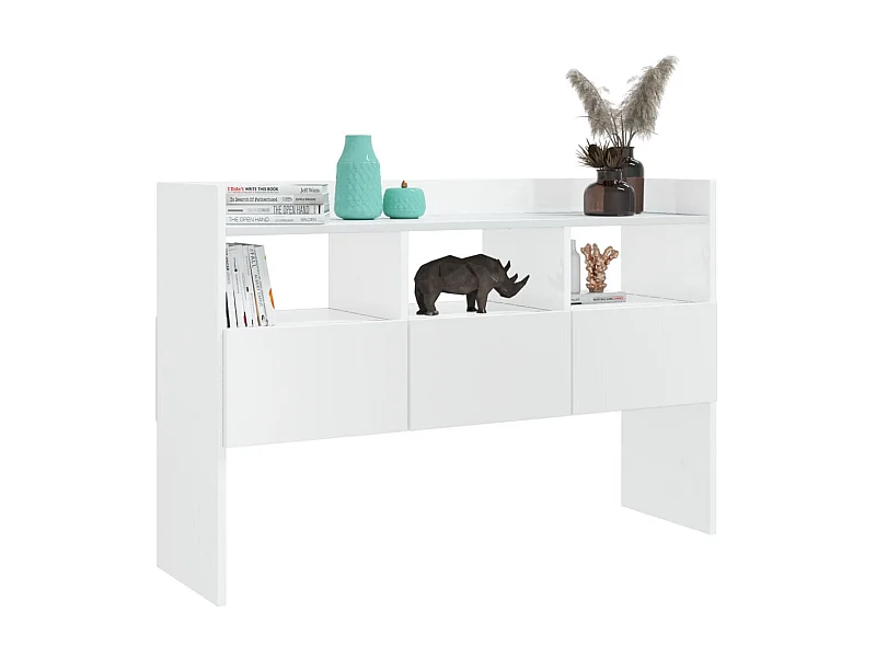 Console Blanc brillant 105x30x70