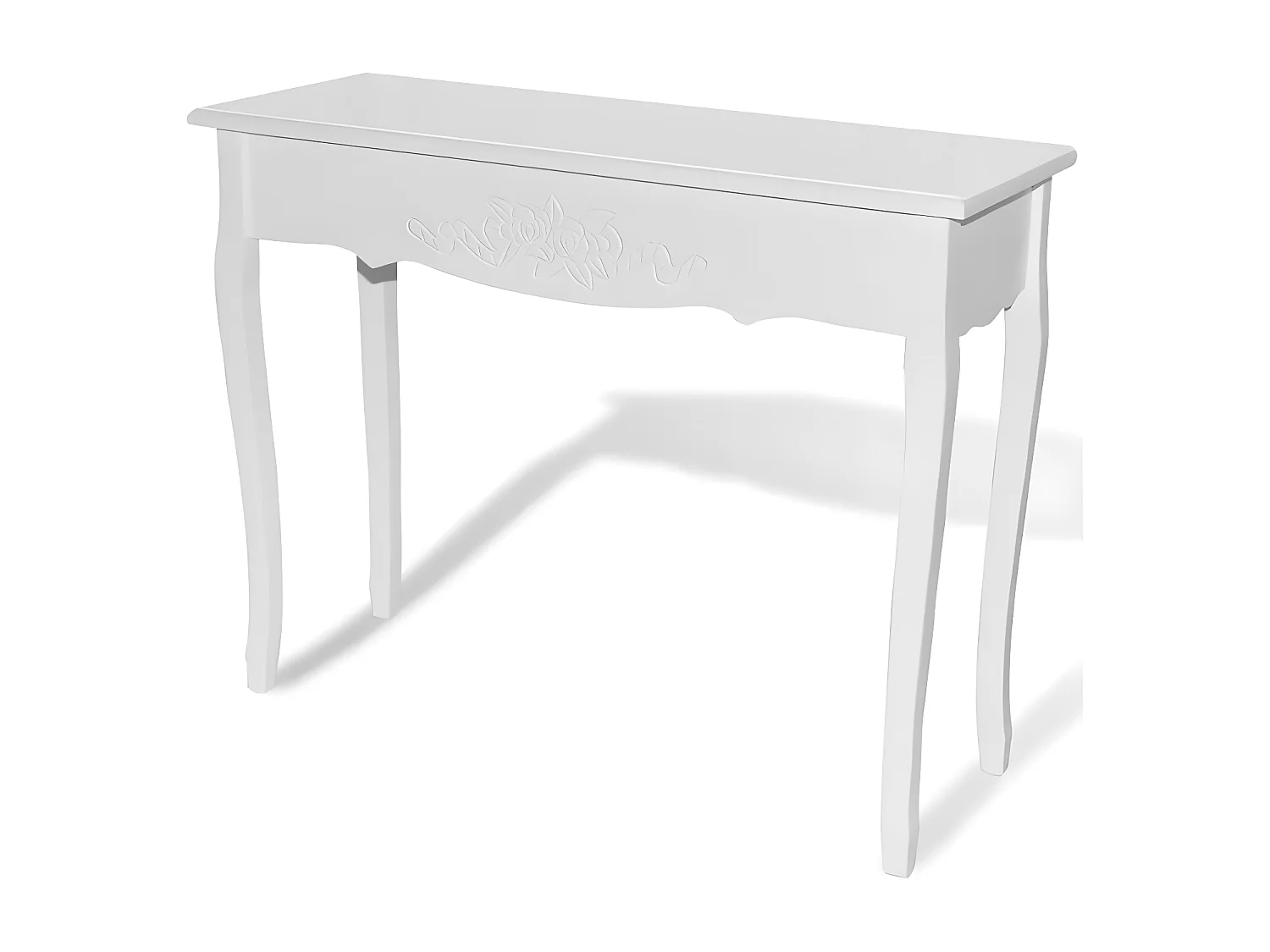 Console bois et pin massif blanc Bart