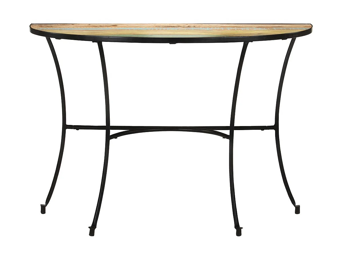 Table d'appoint 110x40x77 Bois de récupération massif