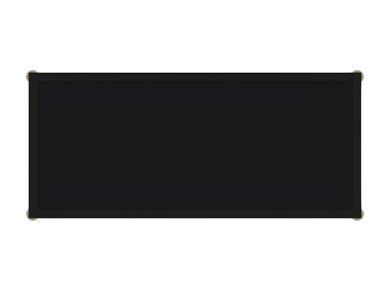 Table console Noir 80x35x75 Verre trempé 4