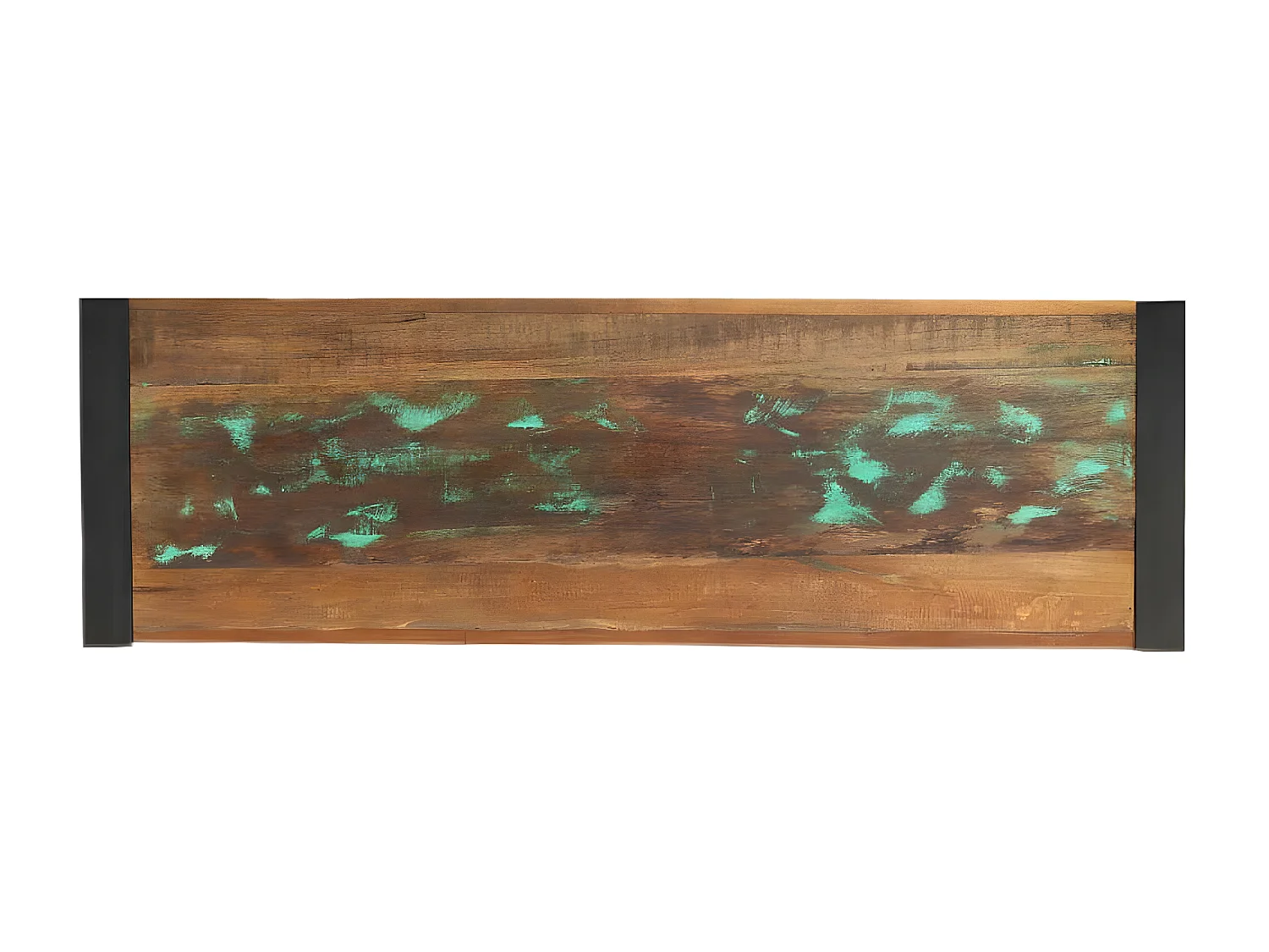 Table console 110x35x76 Bois de récupération massif