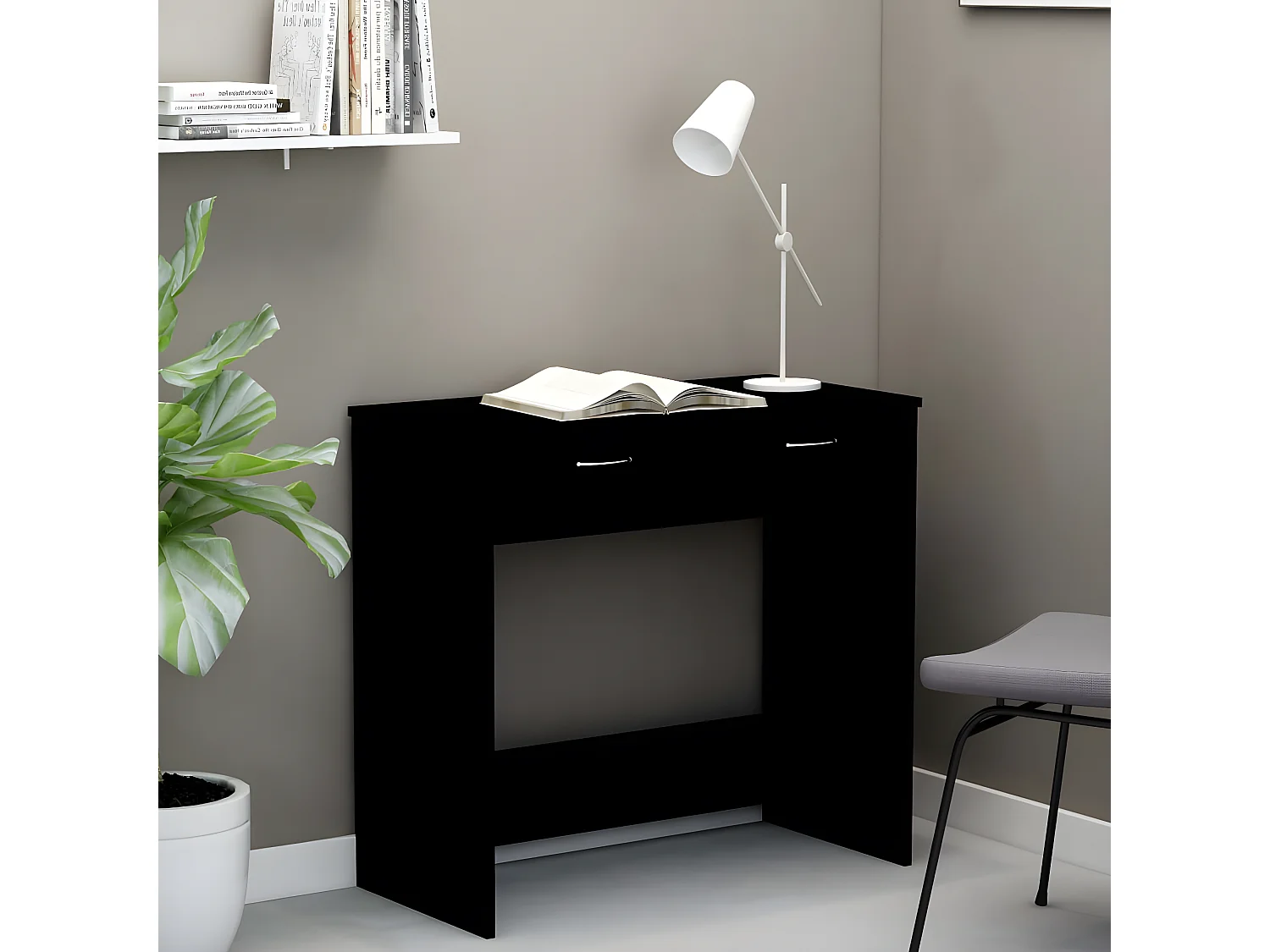 Console Noir 80x40x75