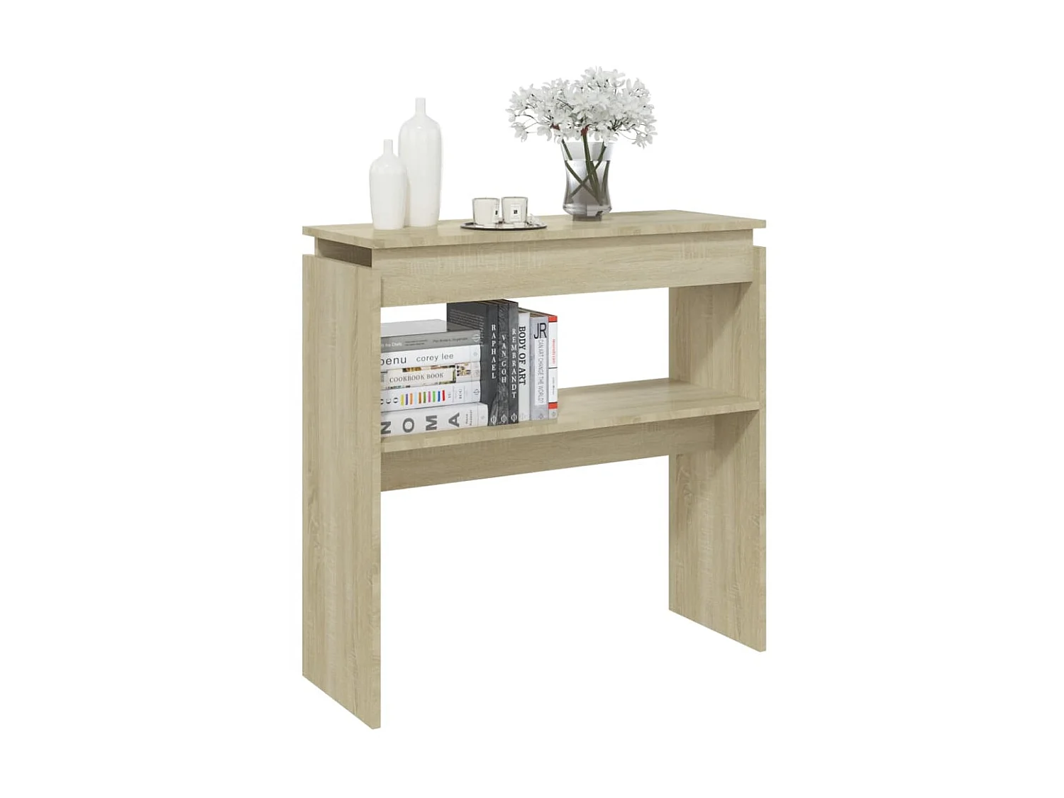 Table console Chêne sonoma 80x30x80