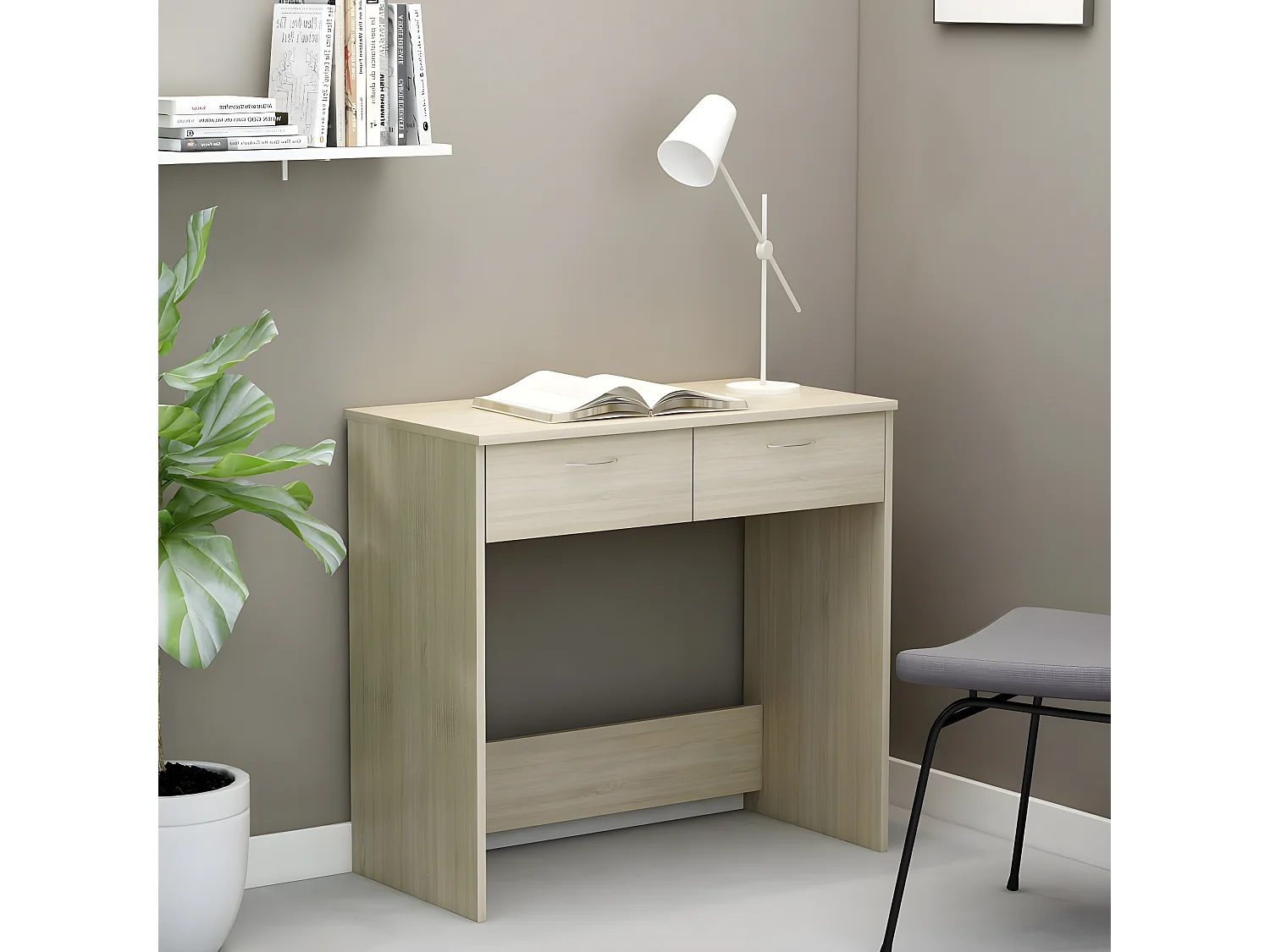 Console Chêne Sonoma 80x40x75