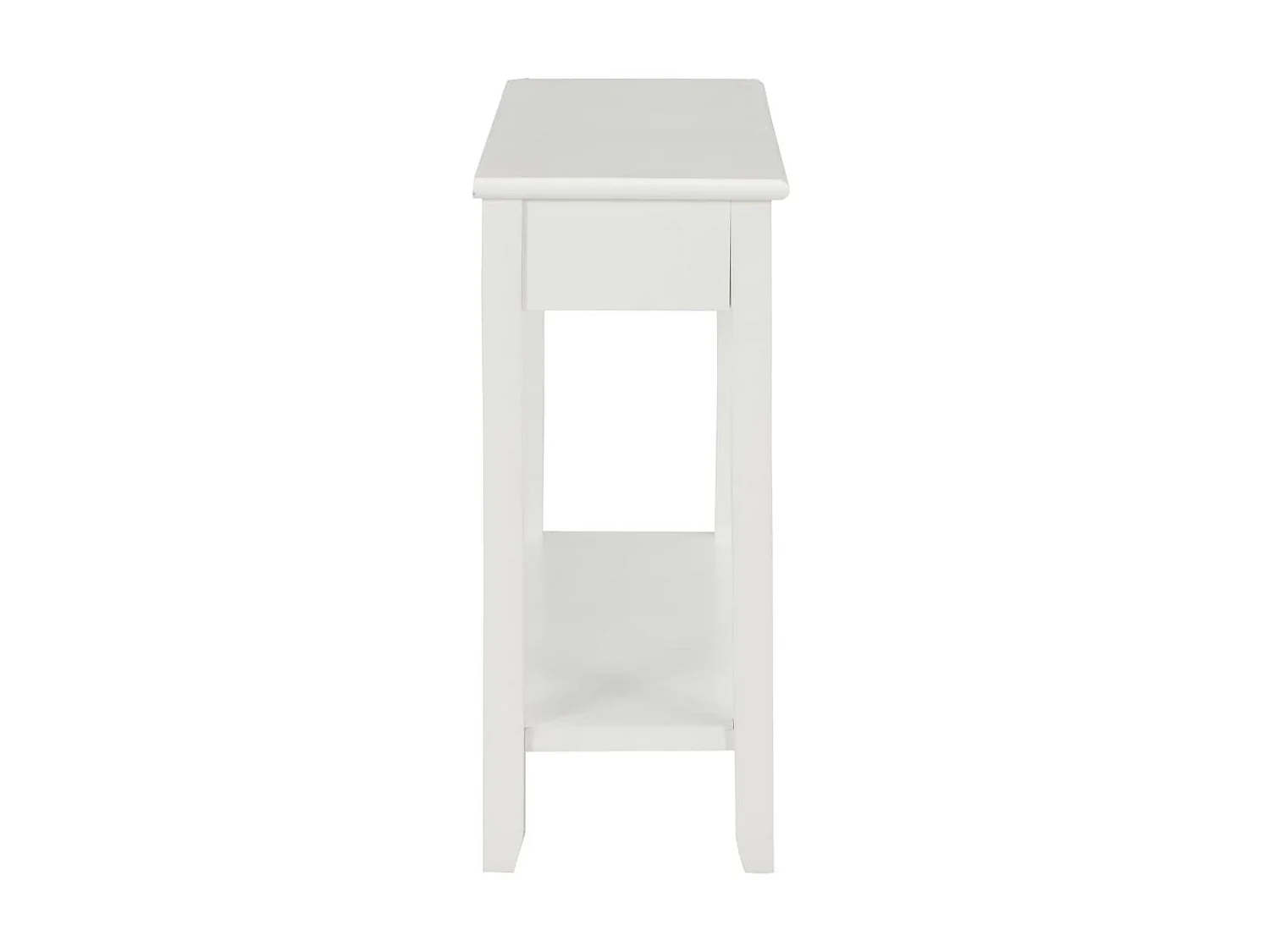 Table console Blanc 110x35x80 Bois