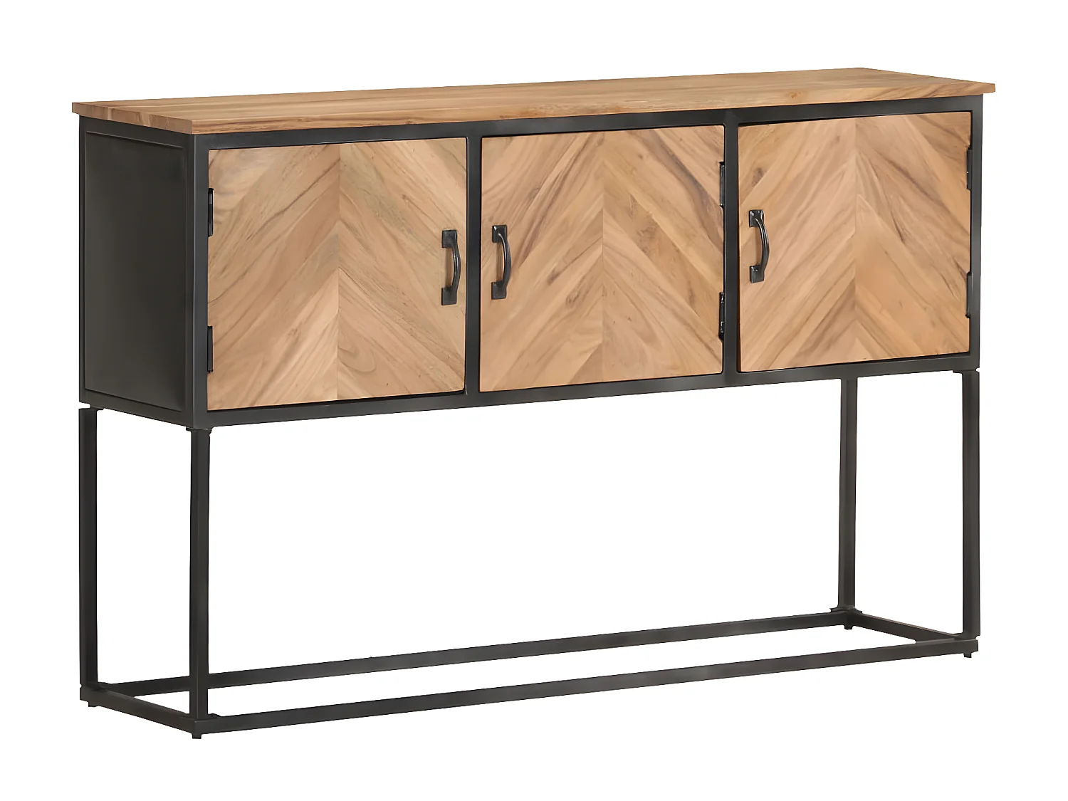 Console 120x30x75 Bois d'acacia solide 2